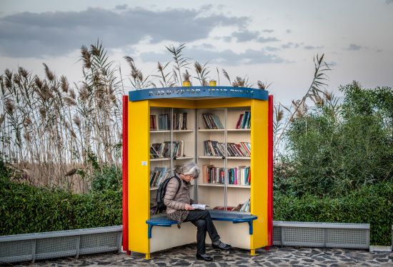 Scholar reading in Israel